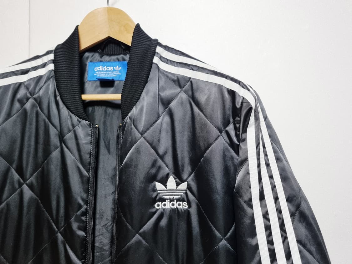 남성 아디다스 불꽃 슈퍼스타 퀼티드 프리미엄 경량 패딩 봄퍼 자켓 점퍼 상품이미지5