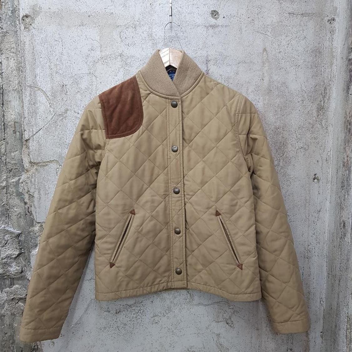 랄프로렌  퀼팅 자켓 엘보 패치 디테일 S사이즈 상품이미지1