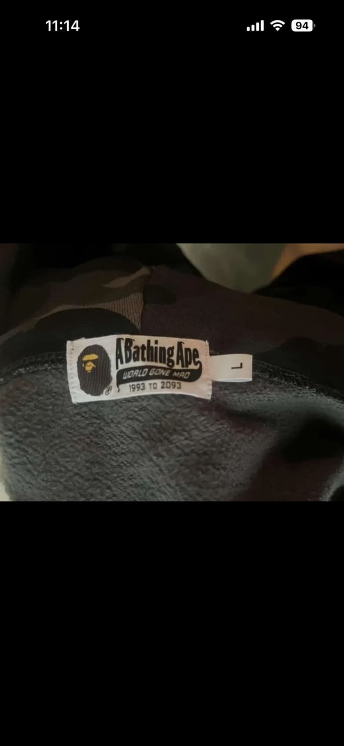 베이프 샤크 블랙 L 상품이미지4