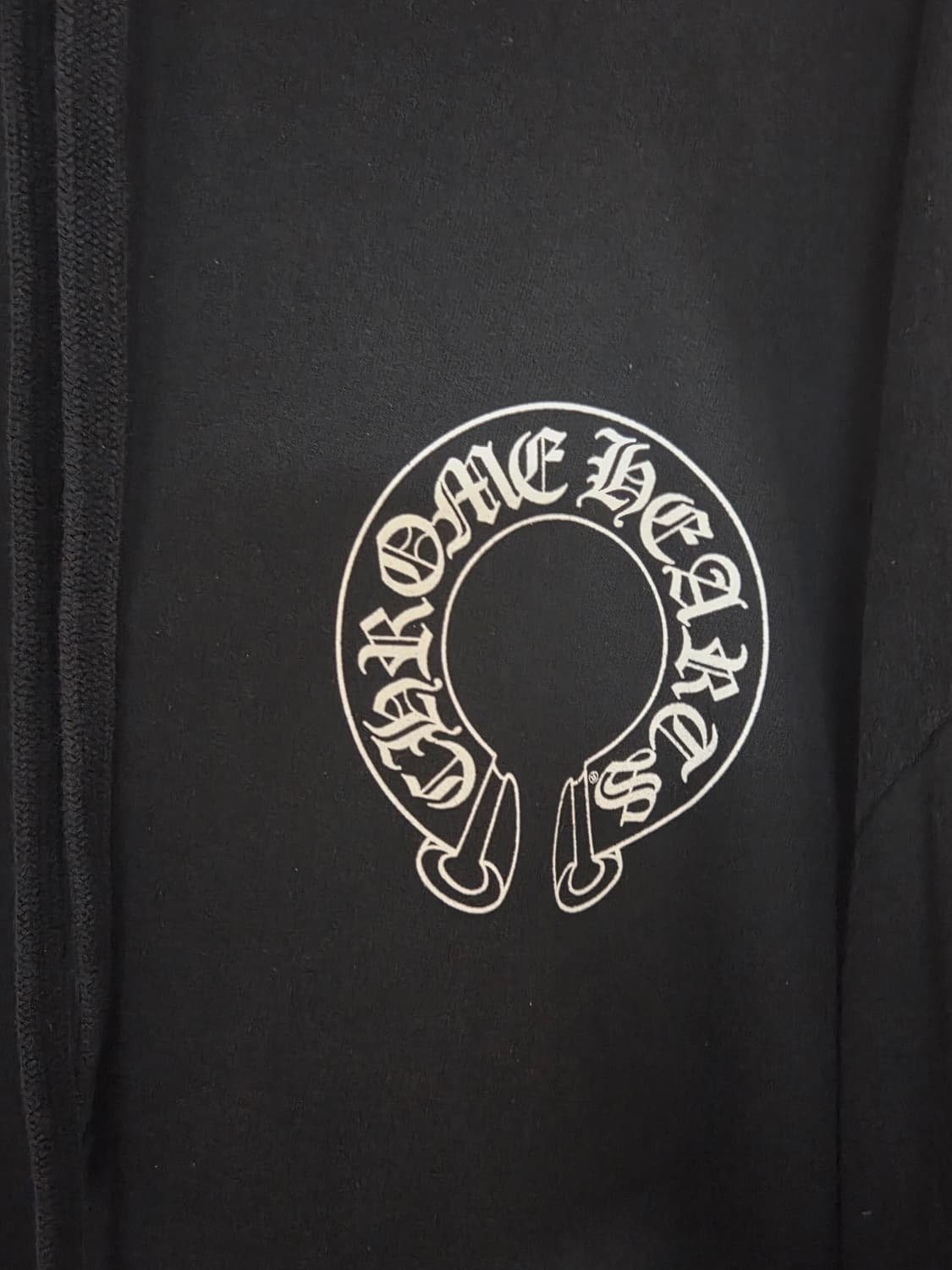 [정품] 크롬하츠 메티보이 촘퍼 홀스슈 후드티 블랙 XL 상품이미지4