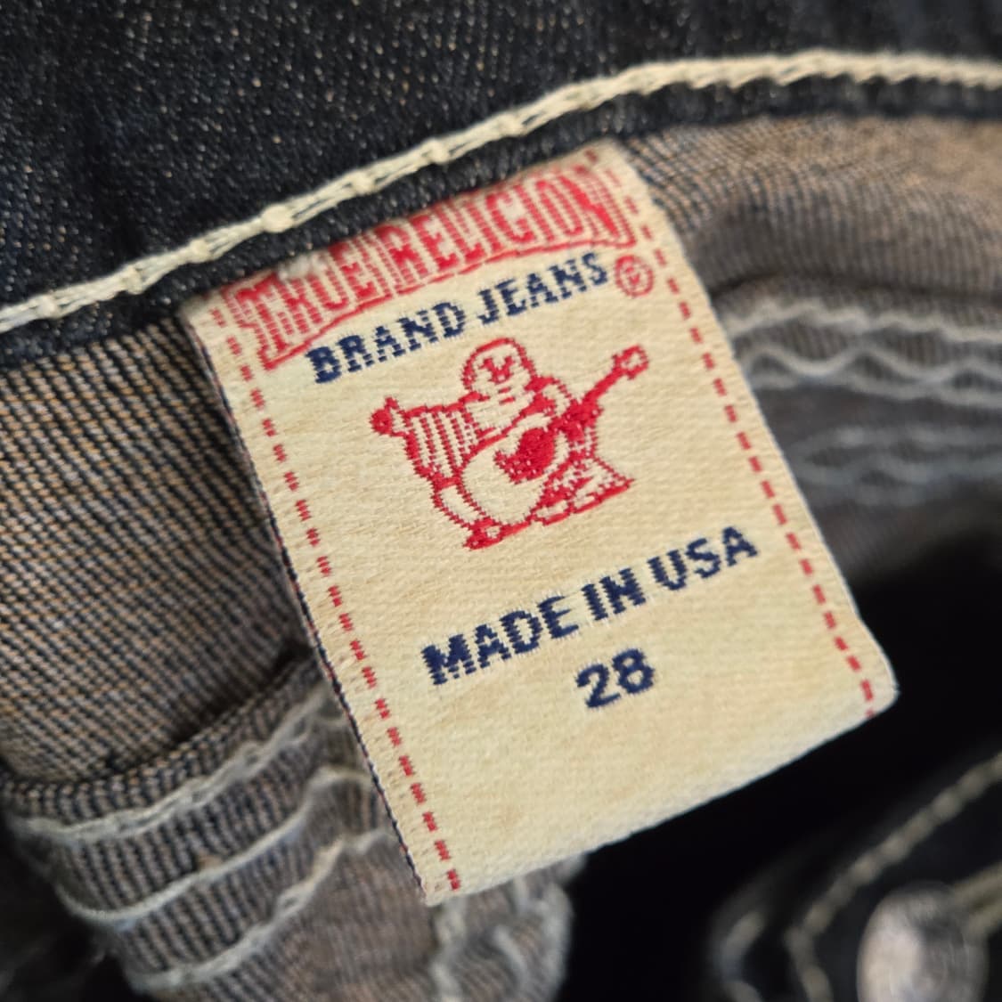 트루릴리전 USA 진청 부츠컷 데님팬츠 상품이미지9