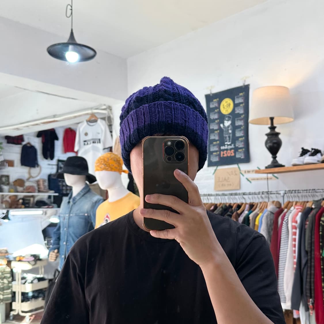 (착용컷) 니트 비니  상품이미지2