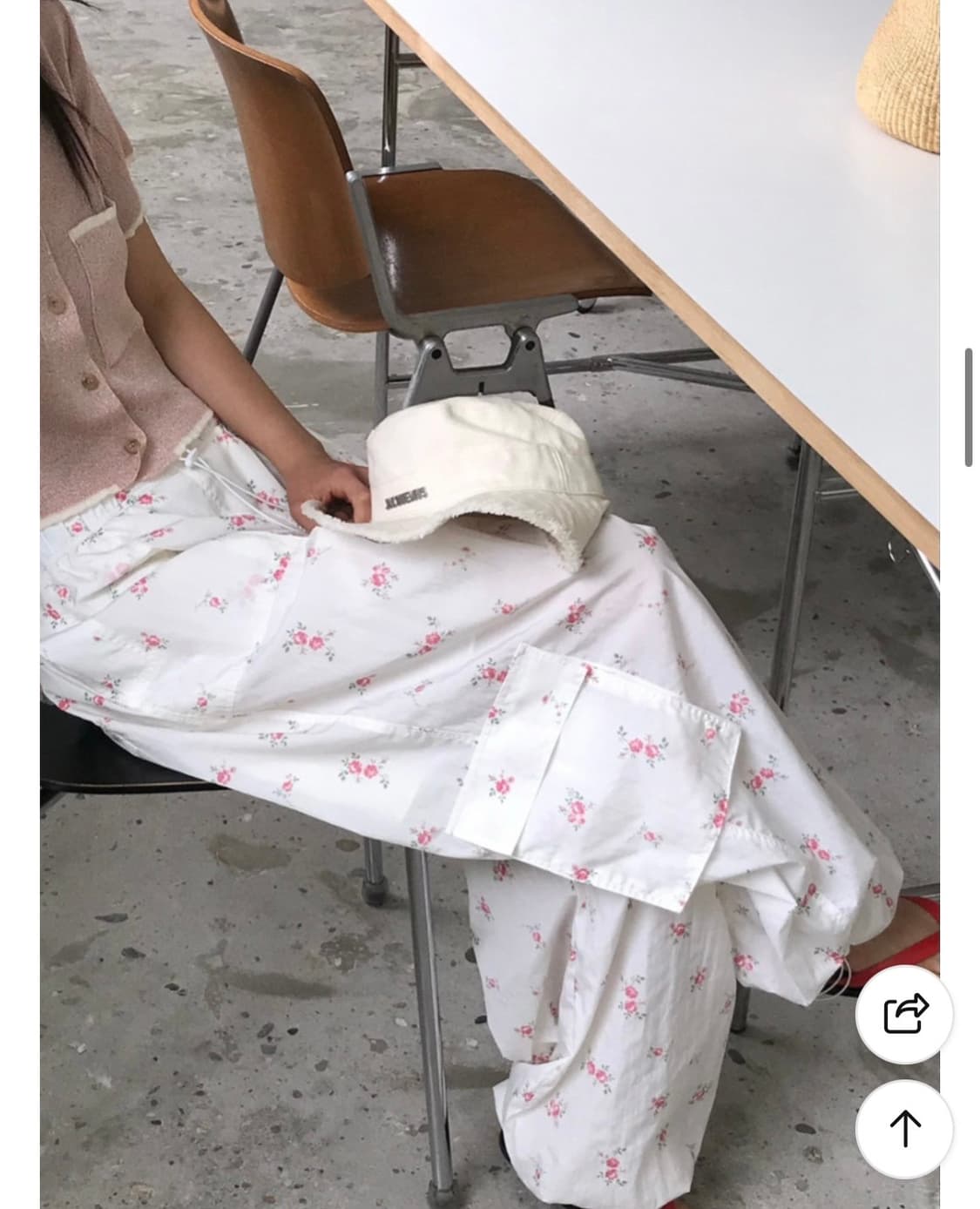 위아 플라워 카고 팬츠 상품이미지3