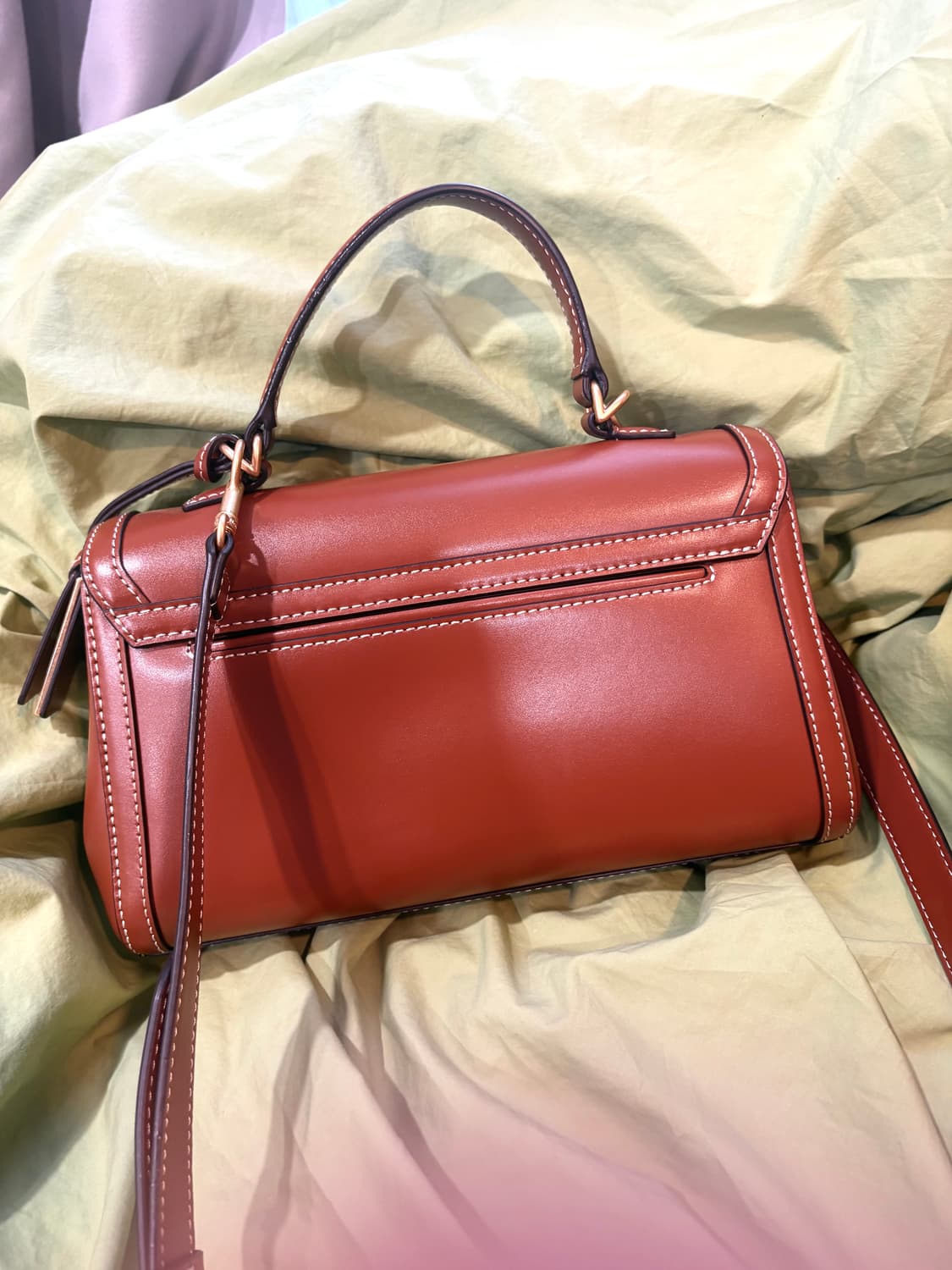 조이 그라이슨 사첼백 브라운 (최상급) 상품이미지3