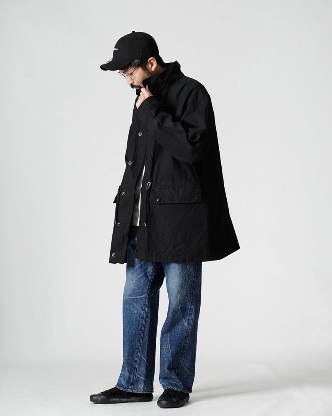 24FW 캡틴선샤인 코튼 필드 자켓 블랙 40 상품이미지9