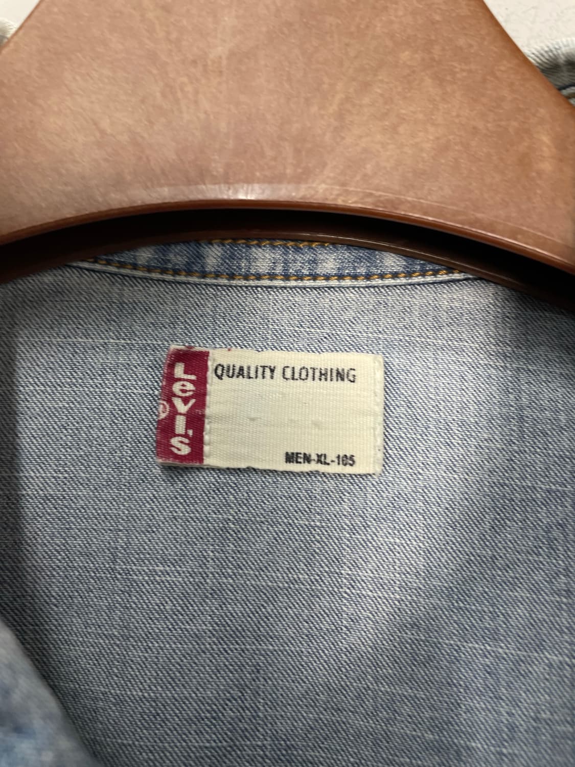 리바이스 워싱 데님 셔츠 H2194 상품이미지5