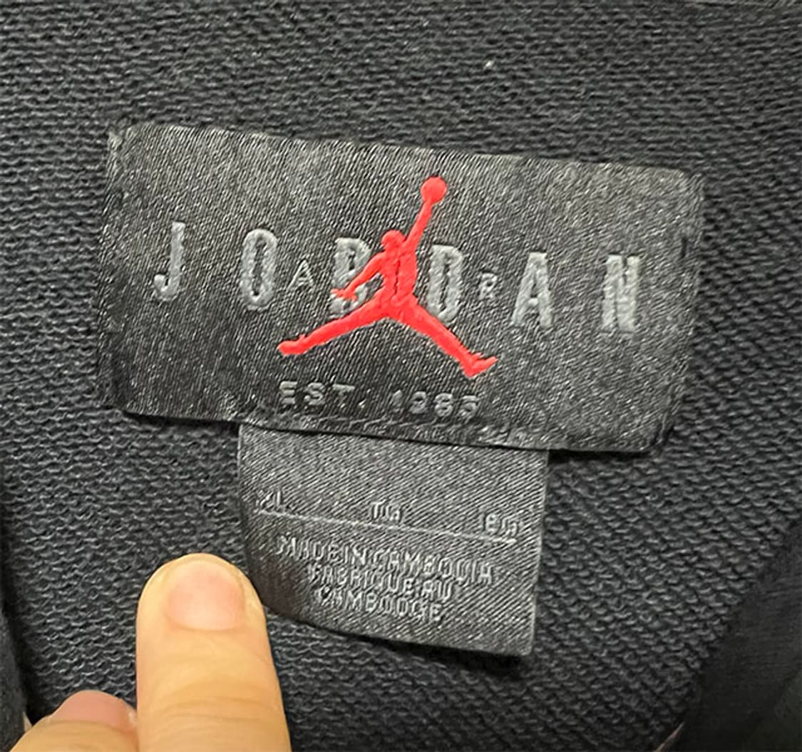 나이키 조던 에센셜 풀집 후드집업 춘추 남자 블랙 XL 105-110 상품이미지3