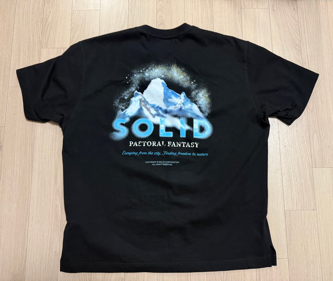 솔리드옴므(Solid Homme) 스파클 설산 백로고 티셔츠 50 상품이미지3