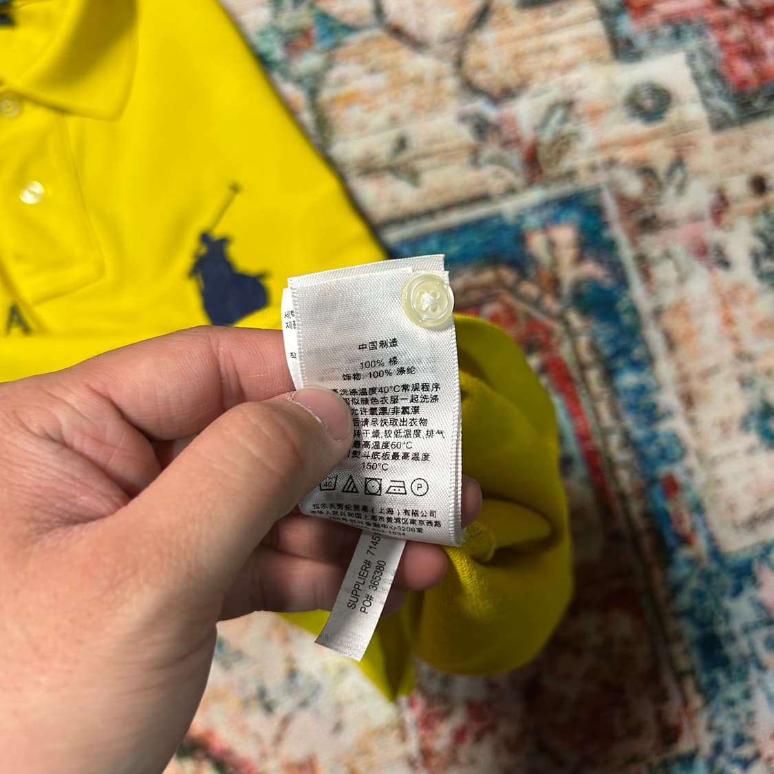 [XS] 폴로 랄프로렌 빅포니 아르헨티나 로고 카라 반팔 상품이미지6