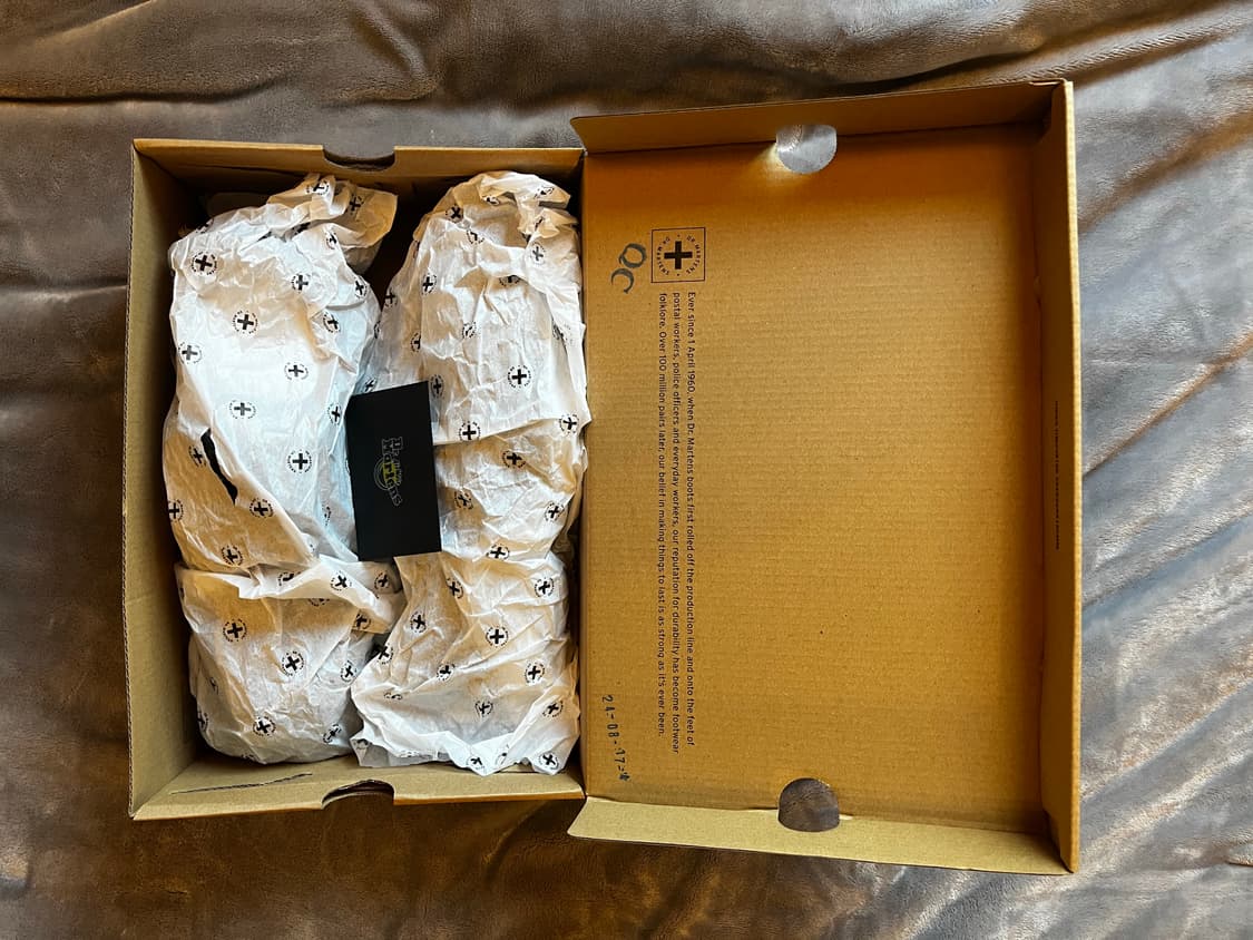 닥터마틴 1461 크레이지 홀스 레더 부츠 다크 브라운 270 상품이미지4