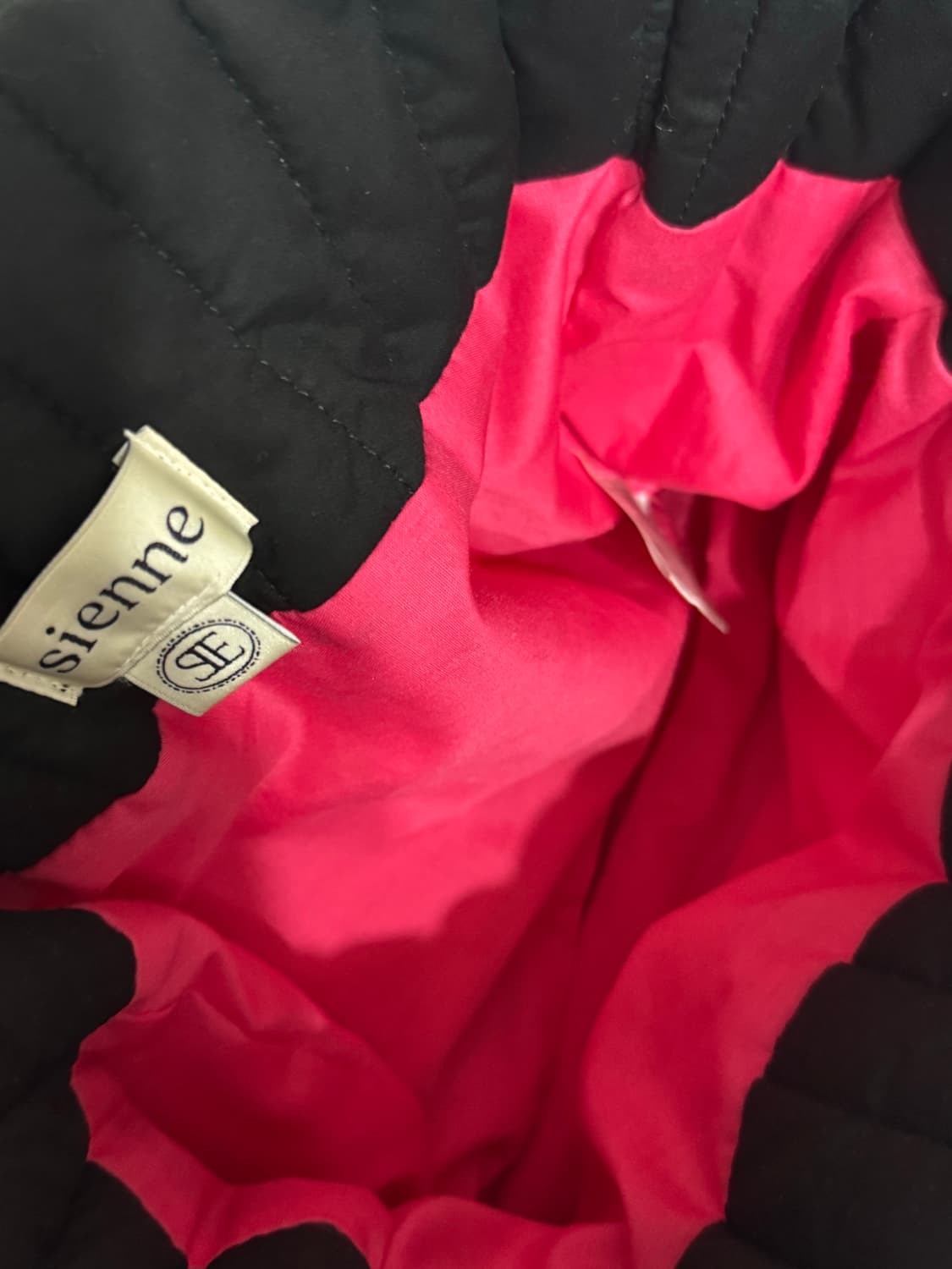 시엔느 패딩백 검정 상품이미지4