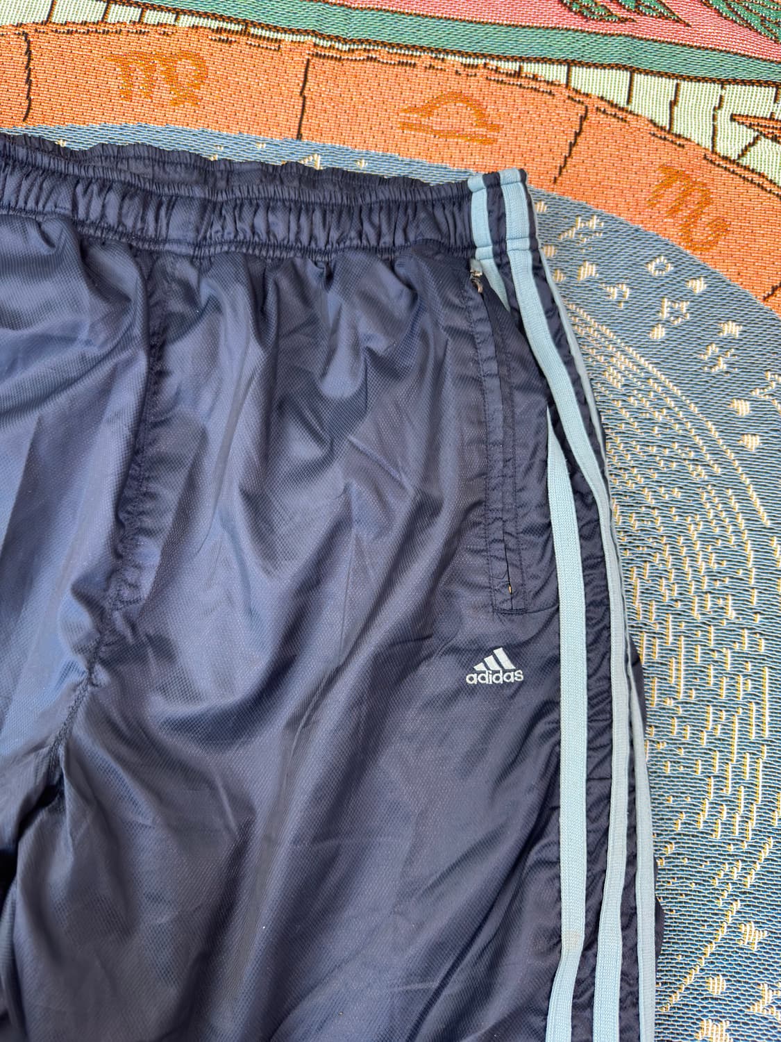 Adidas 아디다스 빈티지 사이드 라인 트랙 팬츠 네이비 상품이미지2