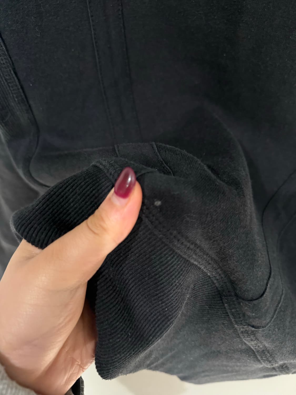 Contour line hand warmer hood zip-up  상품이미지10