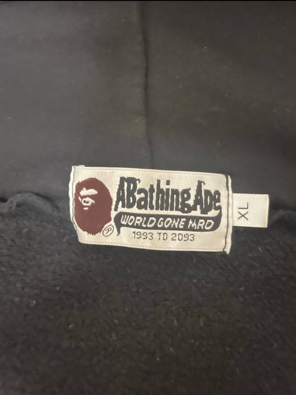 베이프 퍼스트 카모 샤크 풀 집 후드 블랙 상품이미지3