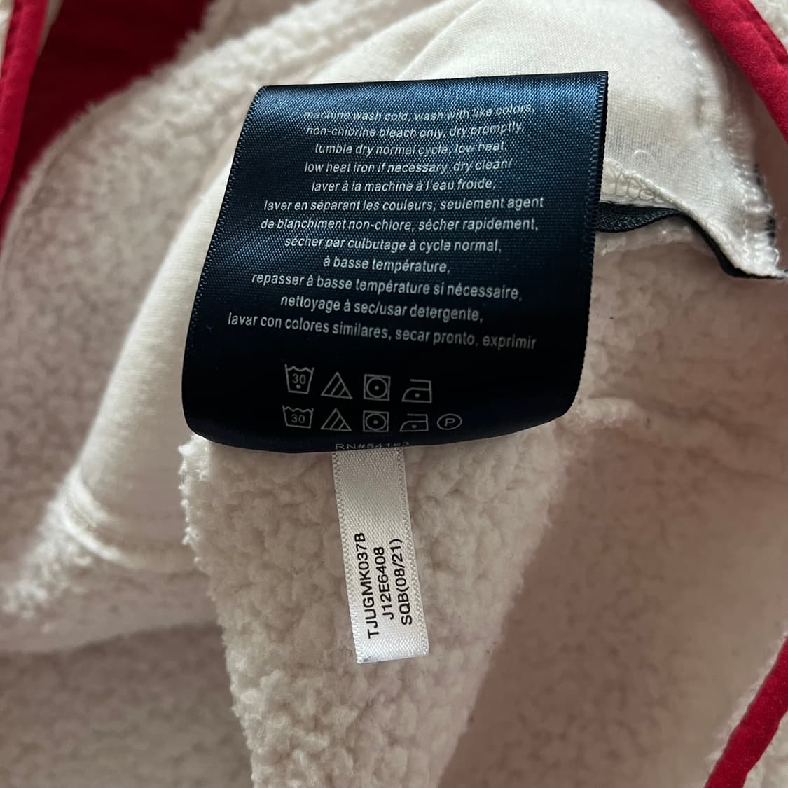 타미힐피거 플래그 로고 패치 후리스 집업 상품이미지6