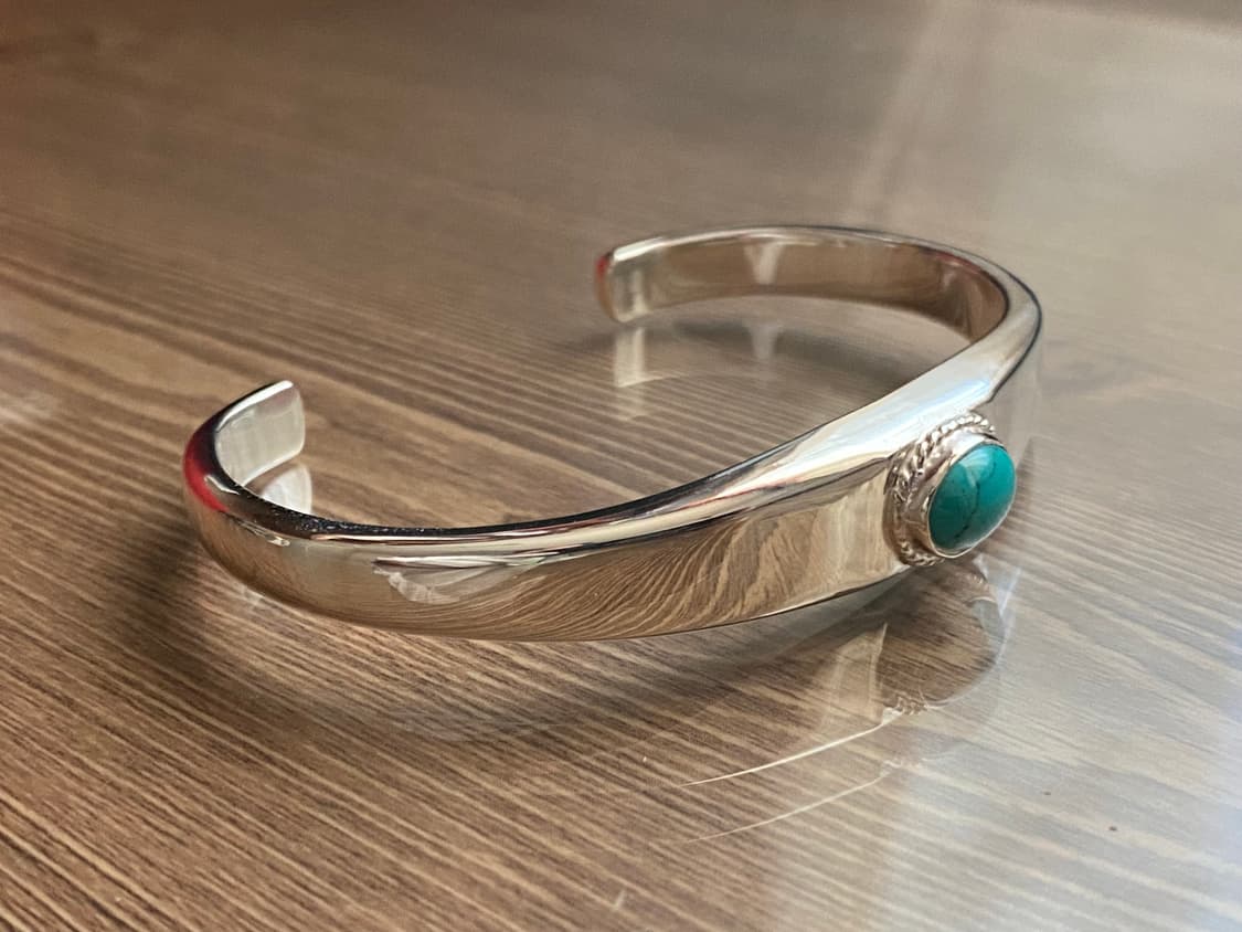 퍼스트 애로우즈 인디언주얼리 나바호 실버 은 뱅글 팔찌 새상품 상품이미지2