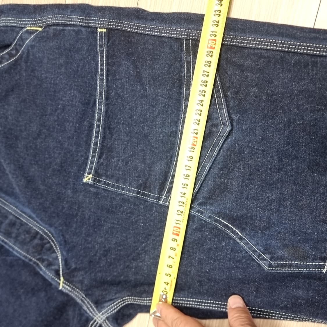 대륙아메카지 레드토네이도 아메카지데님 워크 오버롤팬츠 (다크블루) 상품이미지8