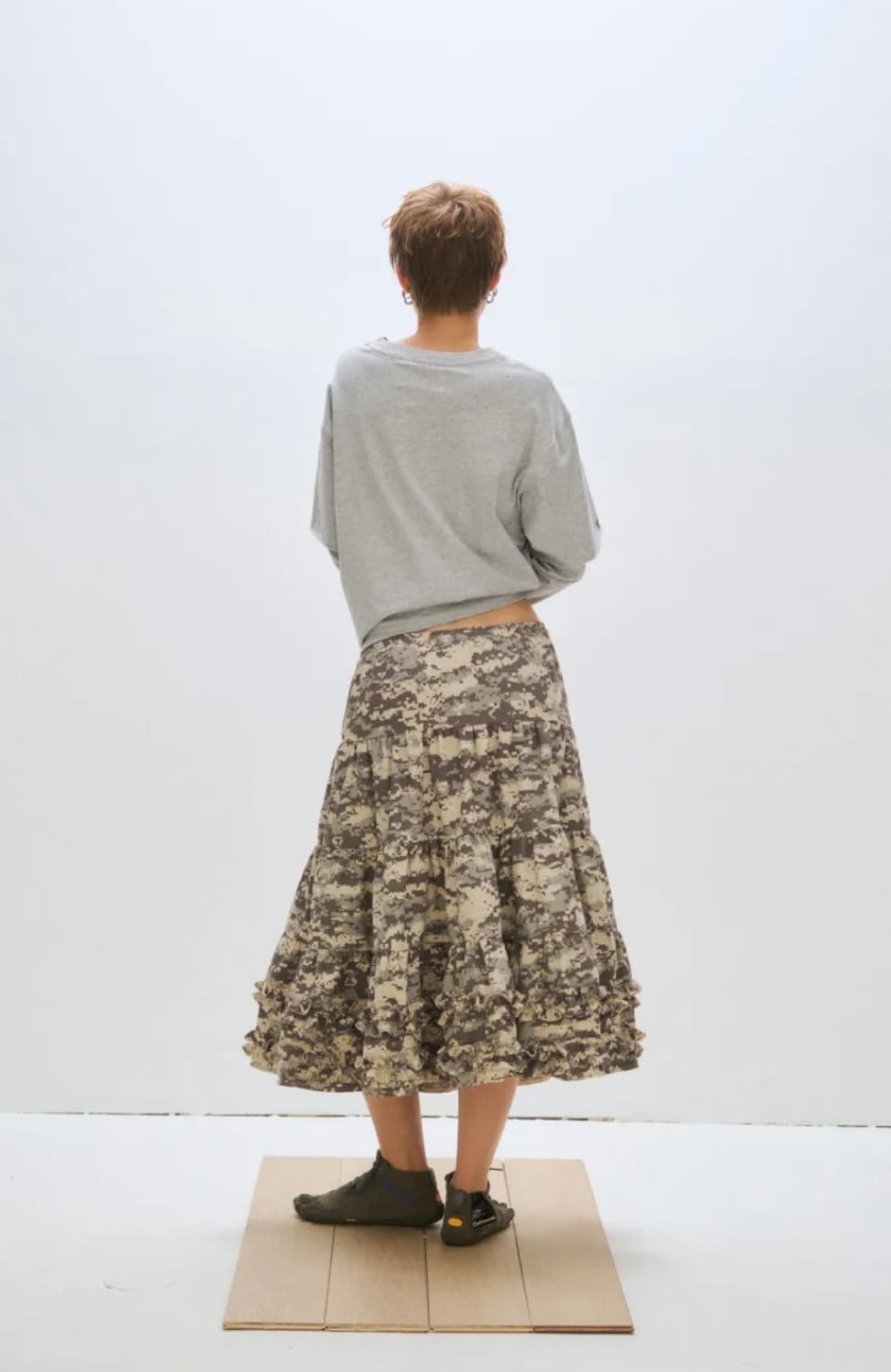 플리즈프로젝트 카모 스커트 새상품 상품이미지3