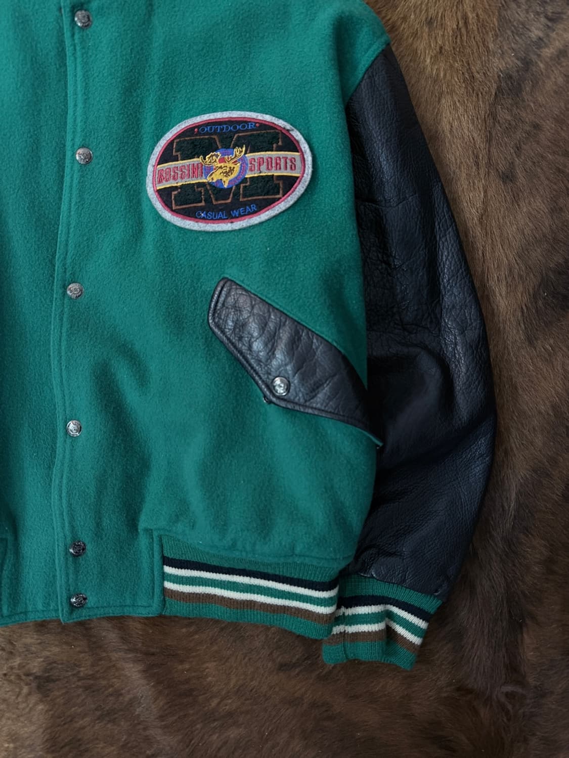 90s 빈티지 Bossini 바시티 자켓 상품이미지4