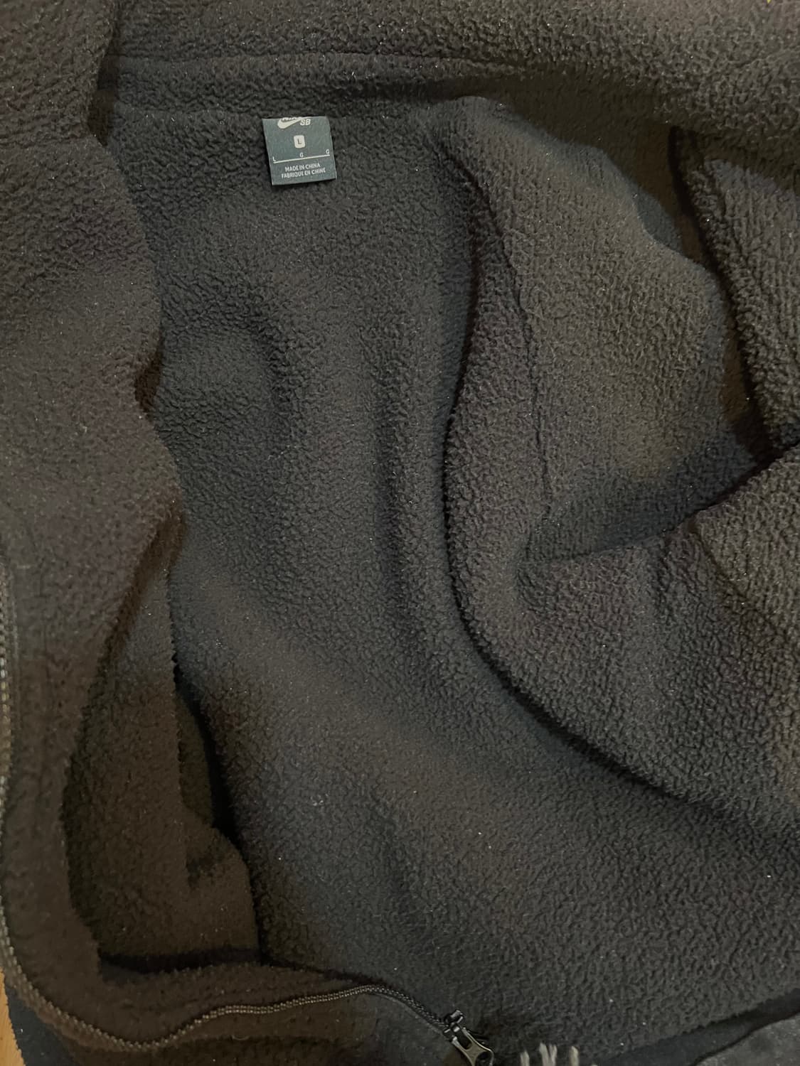 나이키 남성 블랫 후리스집업점퍼  상품이미지4