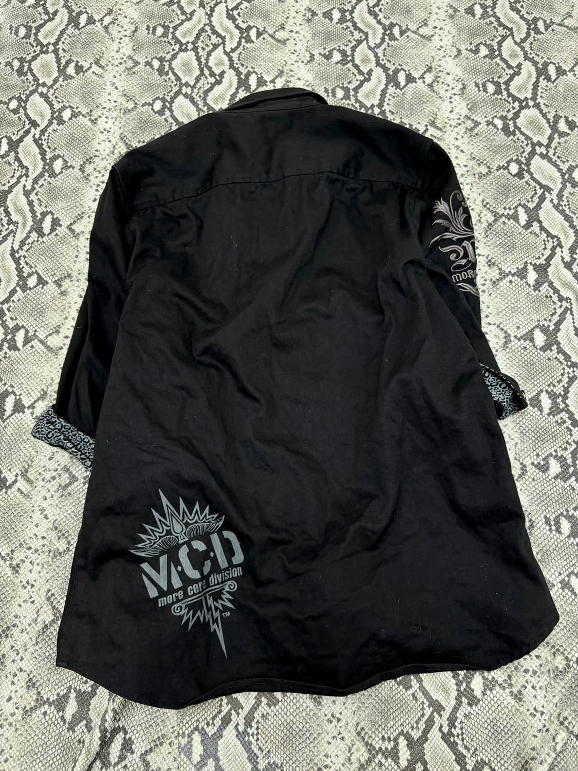 “M.C.D“ 00’s Design Black Leopard half S 상품이미지5