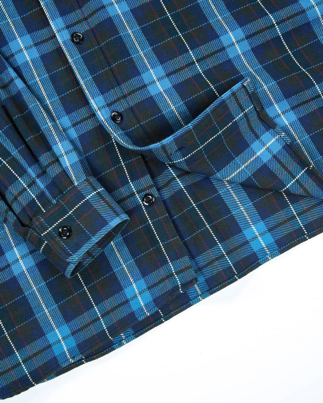 BEAMS × Sugar Cane Check Flannel Shirt 상품이미지5