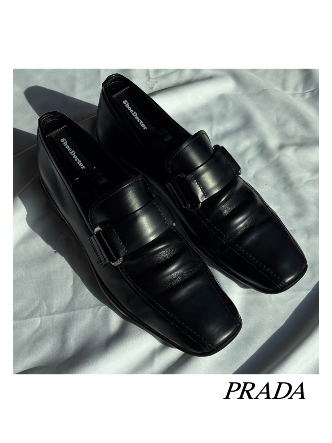 프라다 스포츠 클래식 스퀘어토  버클 로퍼 더비 아메리카컵 아카이브 상품이미지2