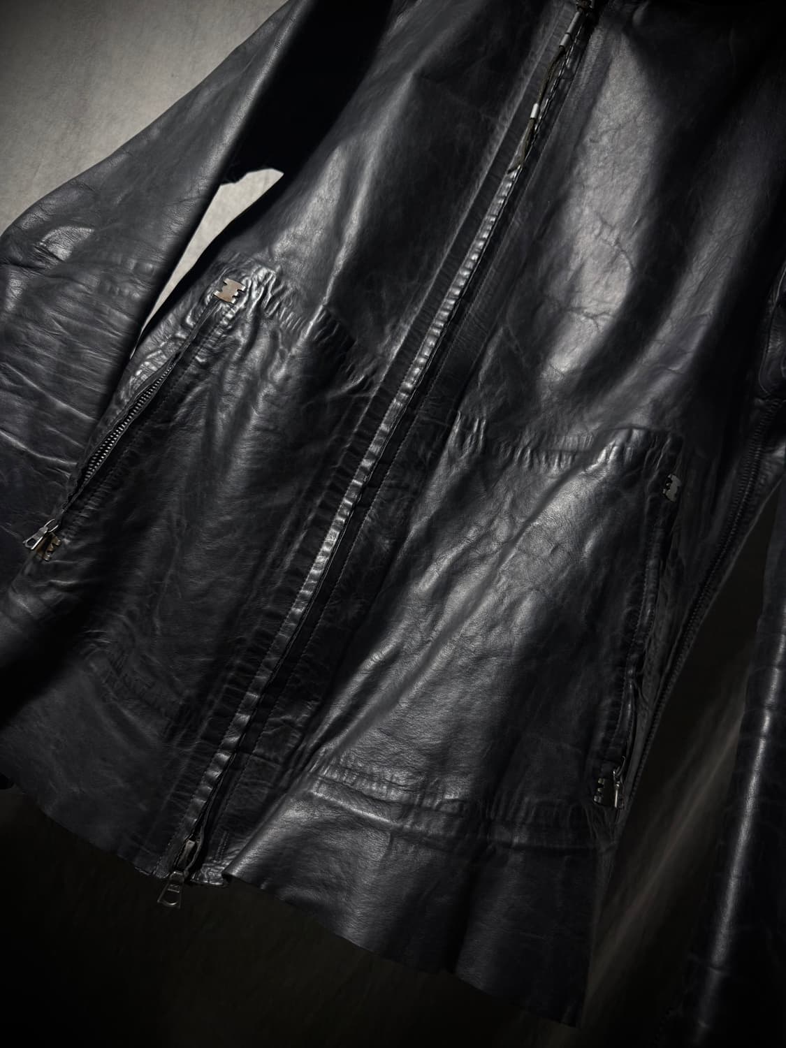 ISAAC SELLAM Calf Interstitiel Jacket 상품이미지7