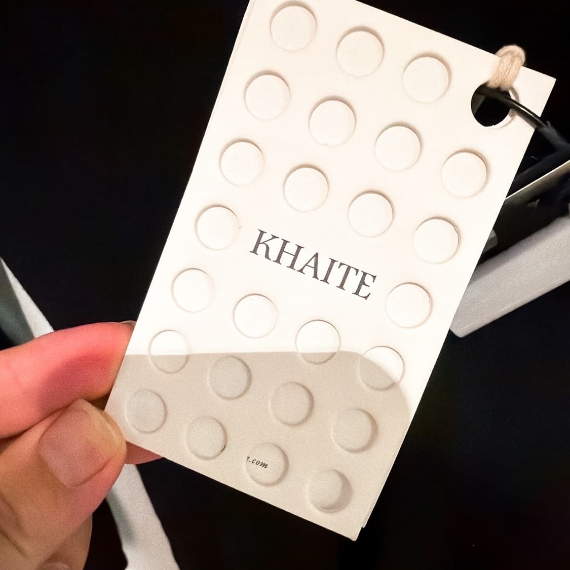 (정품/새상품) KHAITE 케이트 블랙 버진울 스쿱 백 니트 드레스 상품이미지5