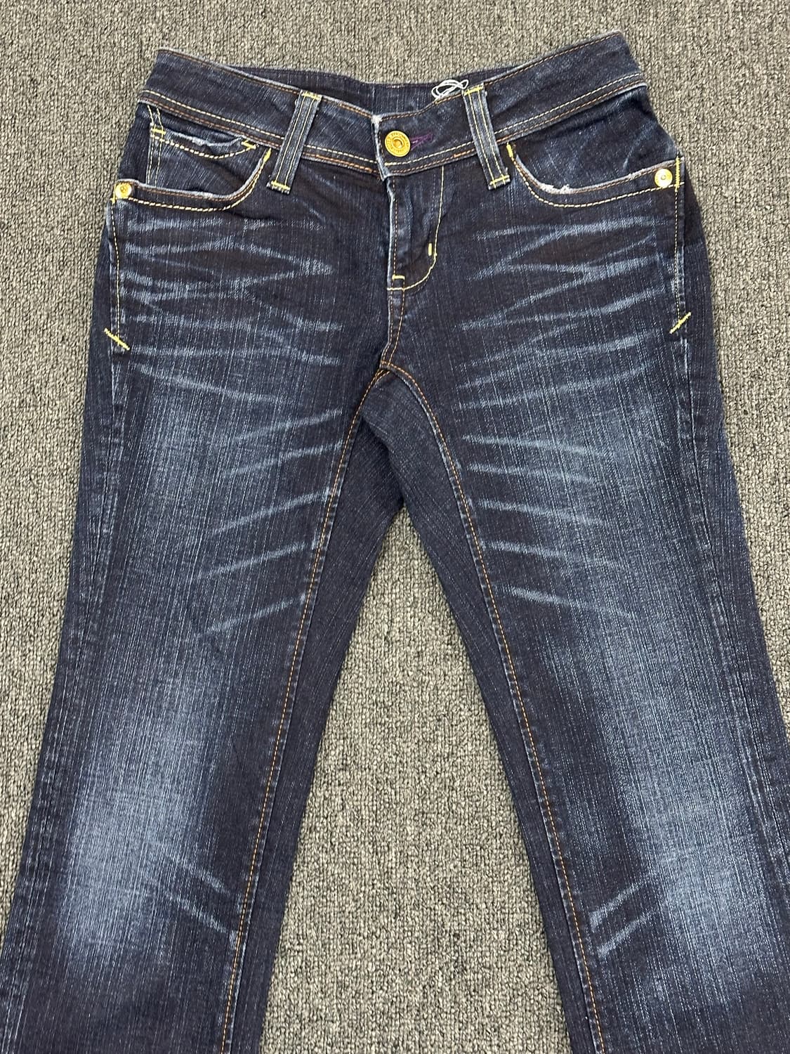 28)Georgia Love 빈티지 워싱 여성 부츠컷 데님팬츠 상품이미지4