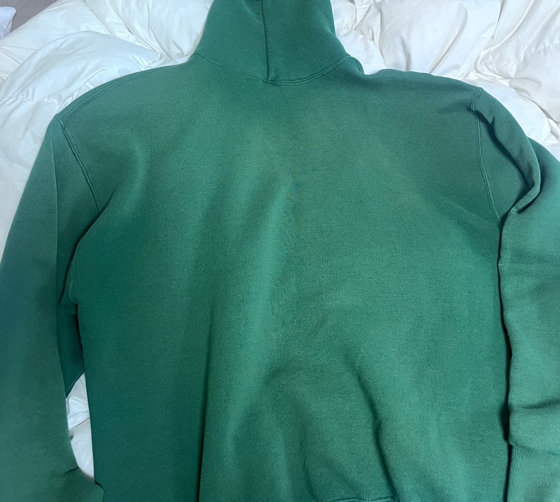 90s 러셀 페이디드 그린 후디 상품이미지3