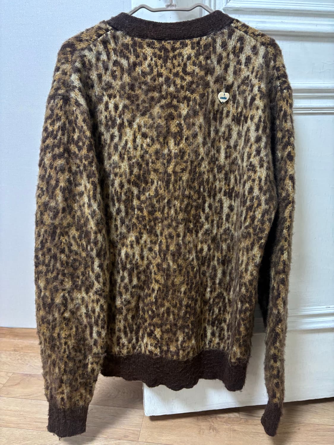 애즈이프캘리 레오파드 가디건 브라운 상품이미지3