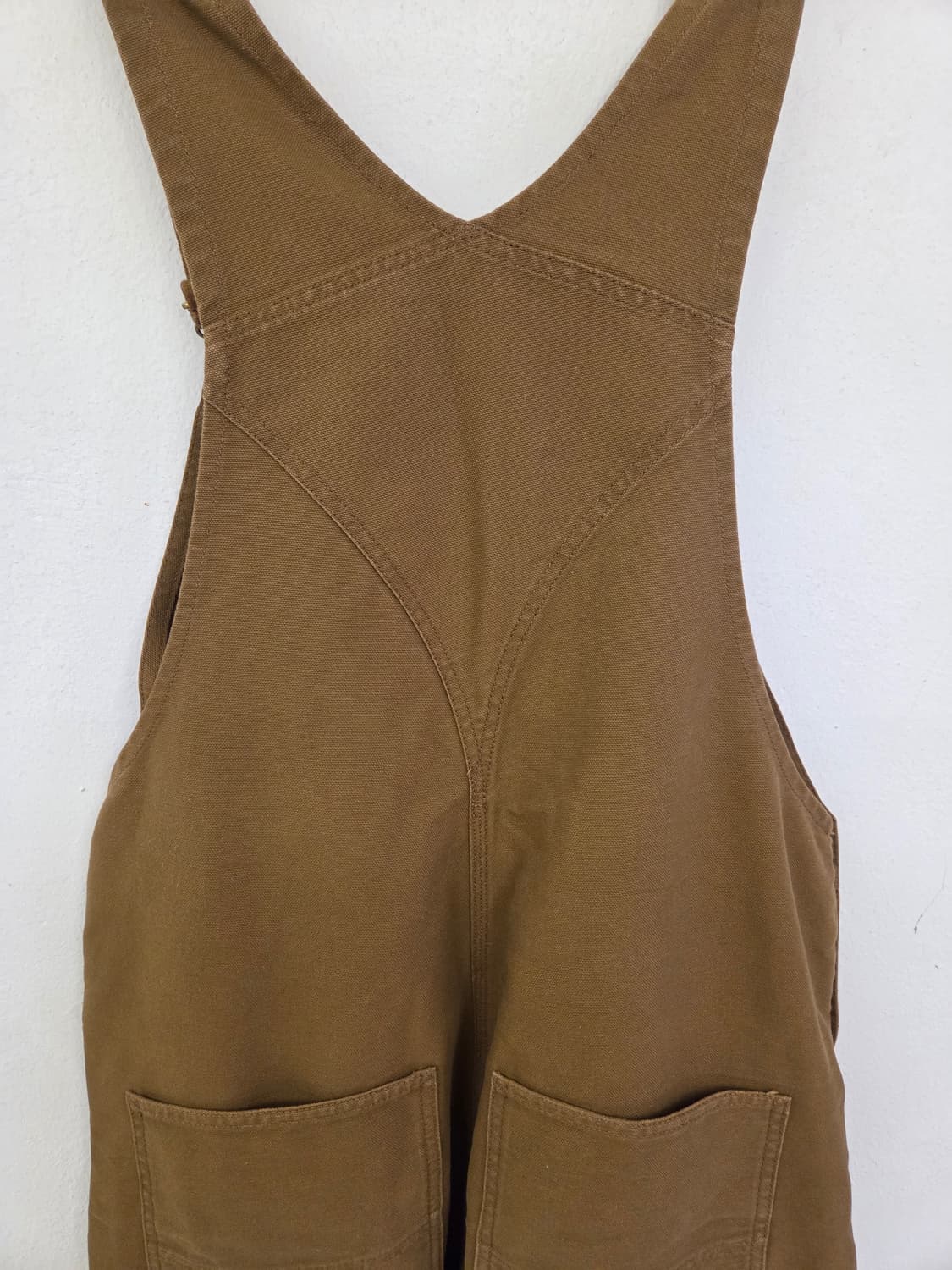 칼하트 오버롤 멜빵바지 33x32 브라운 상품이미지6