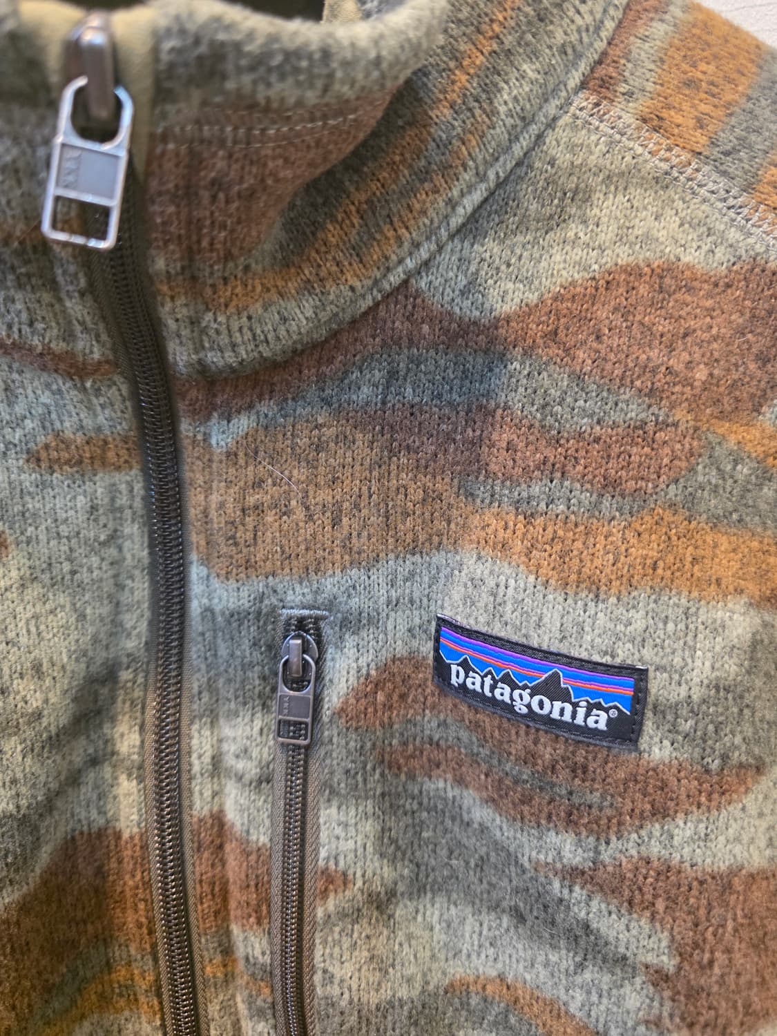 파타고니아쿼터 지퍼  베타 스웨터카모 플리스 집업 상품이미지1