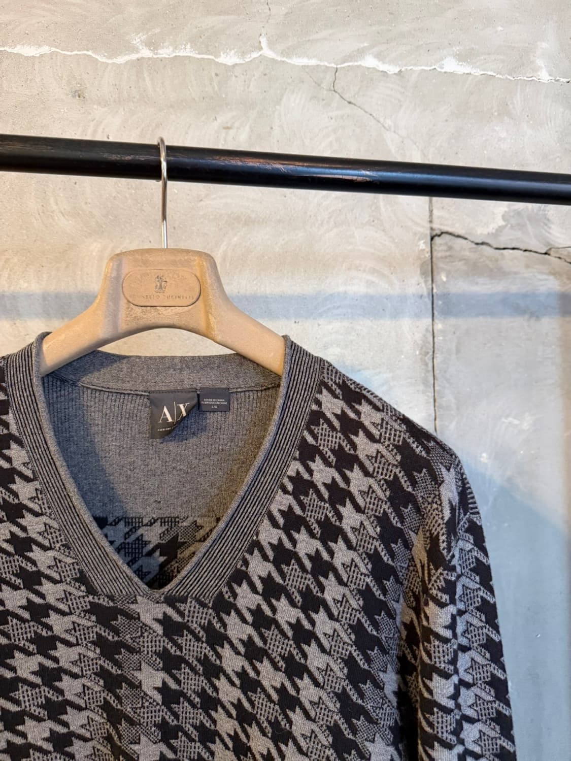 아르마니 익스체인지 브이넥 니트 100 상품이미지4