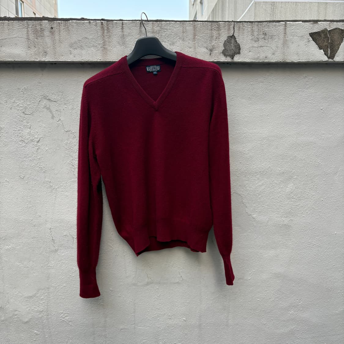 90‘s Lands End 캐시미어 100 v넥니트 상품이미지1