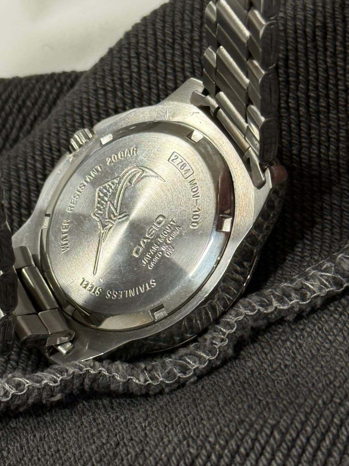 빈티지 카시오 은새치 MDV-100D 밀리터리/세이코/시티즌/해밀턴 상품이미지6