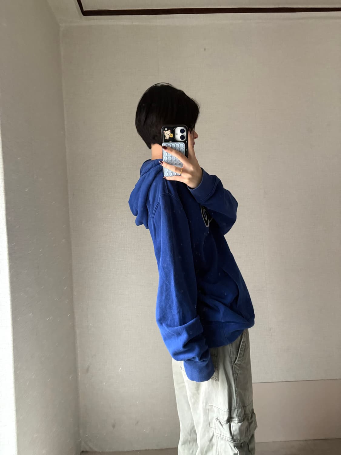 갭 딥블루 후드집업 상품이미지3