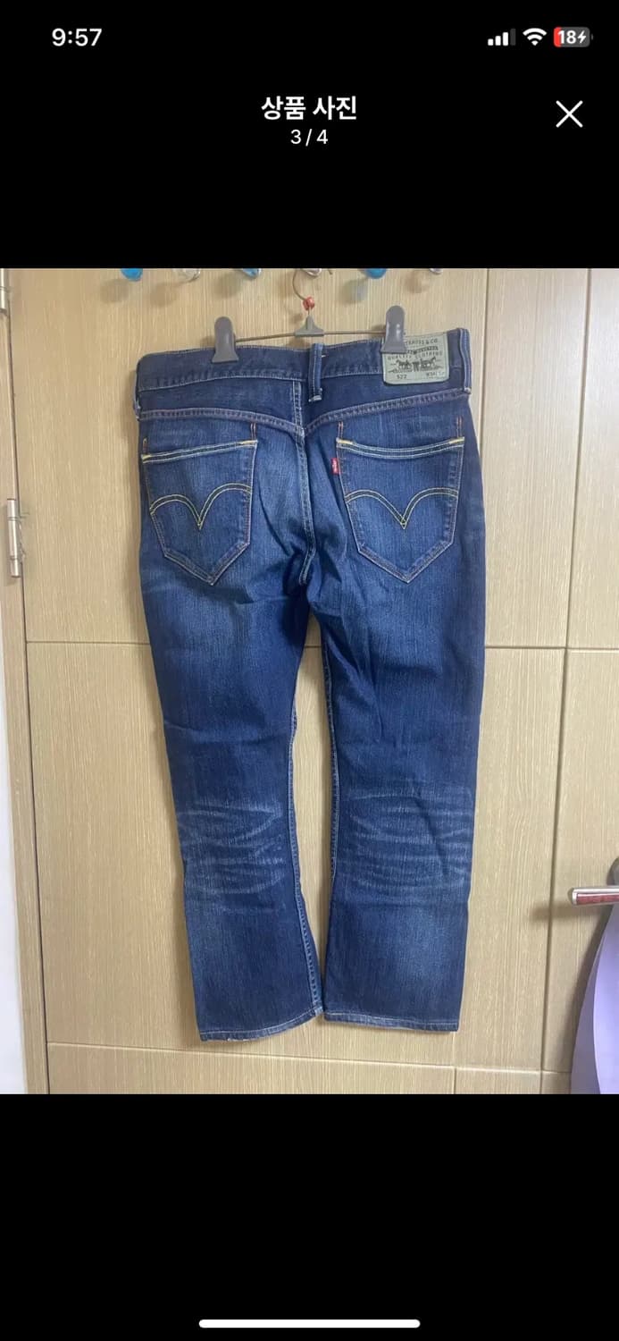 [LEVIS] 리바이스 522 워싱진 34사이즈 상품이미지3