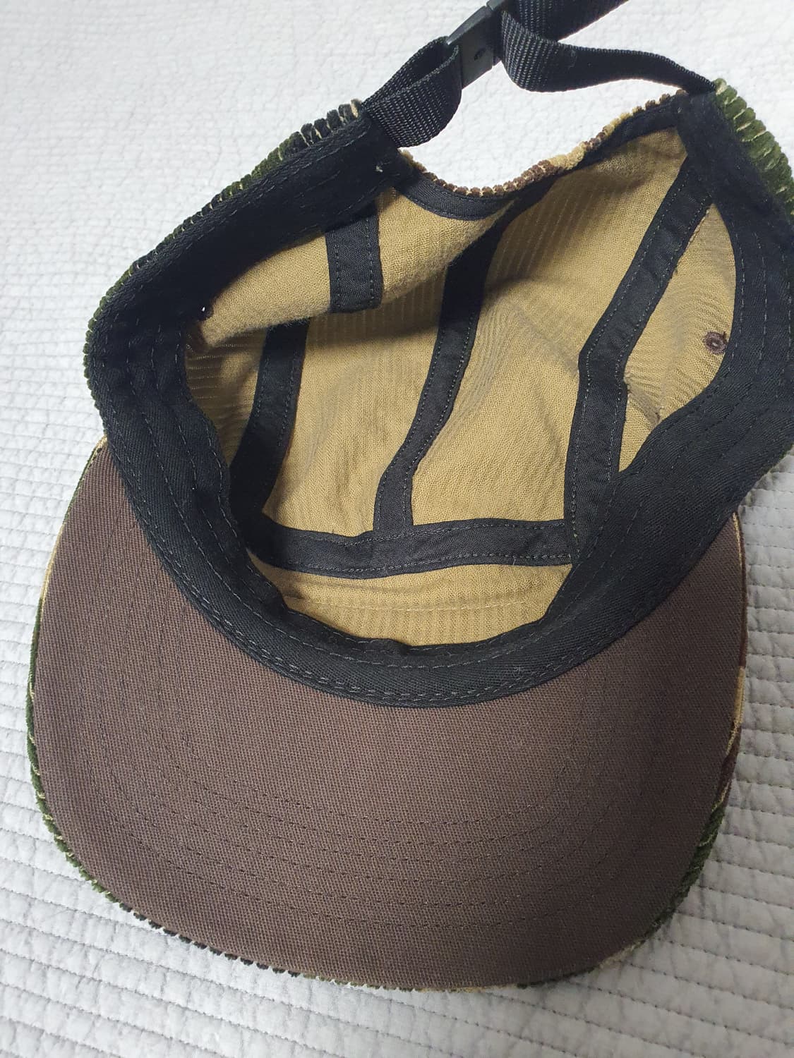 새상품급 슈프림 코듀로이 카모 캠프캡 상품이미지2