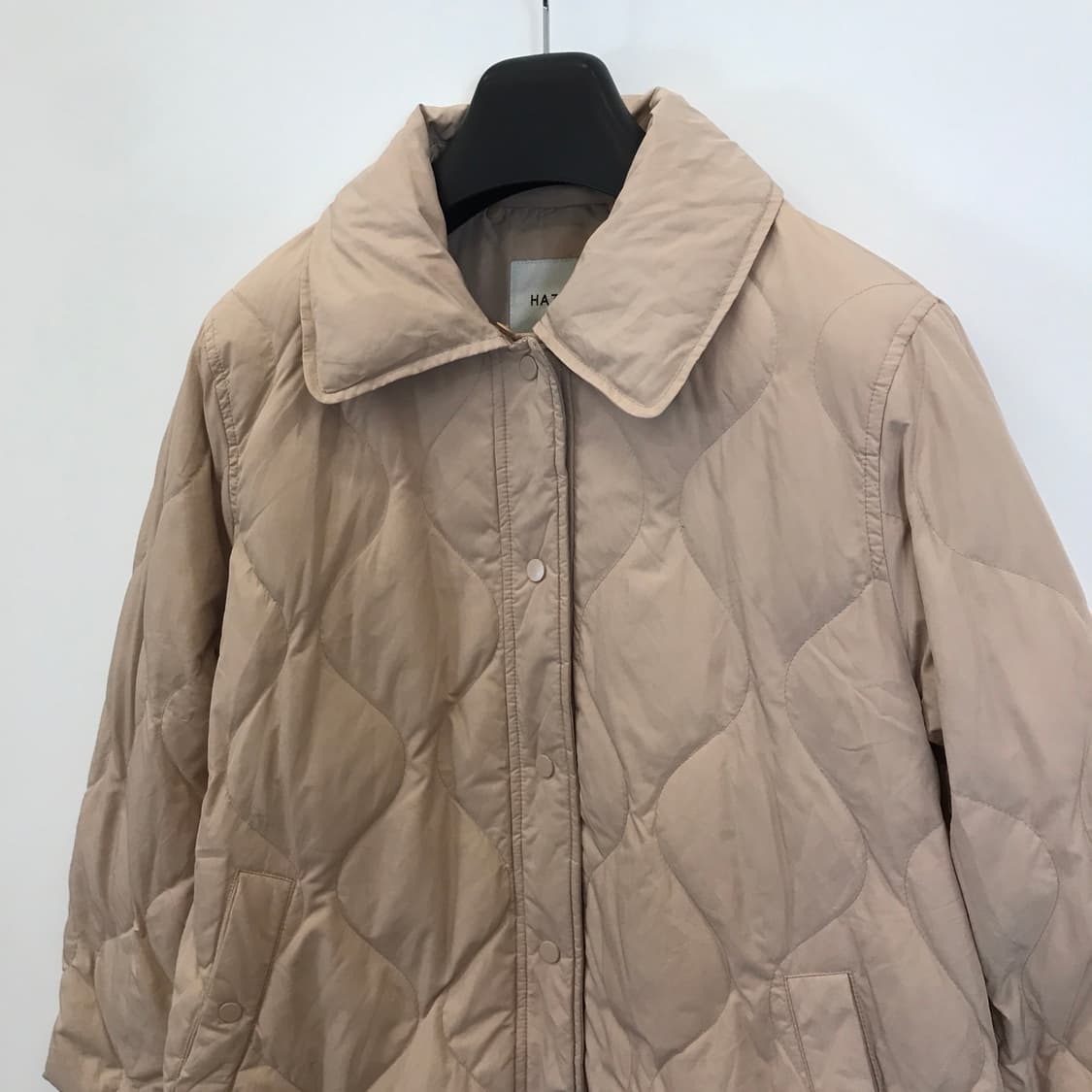 헤지스 퀼팅 웨이브퀼팅 구스다운패딩 [여성95 상품이미지2