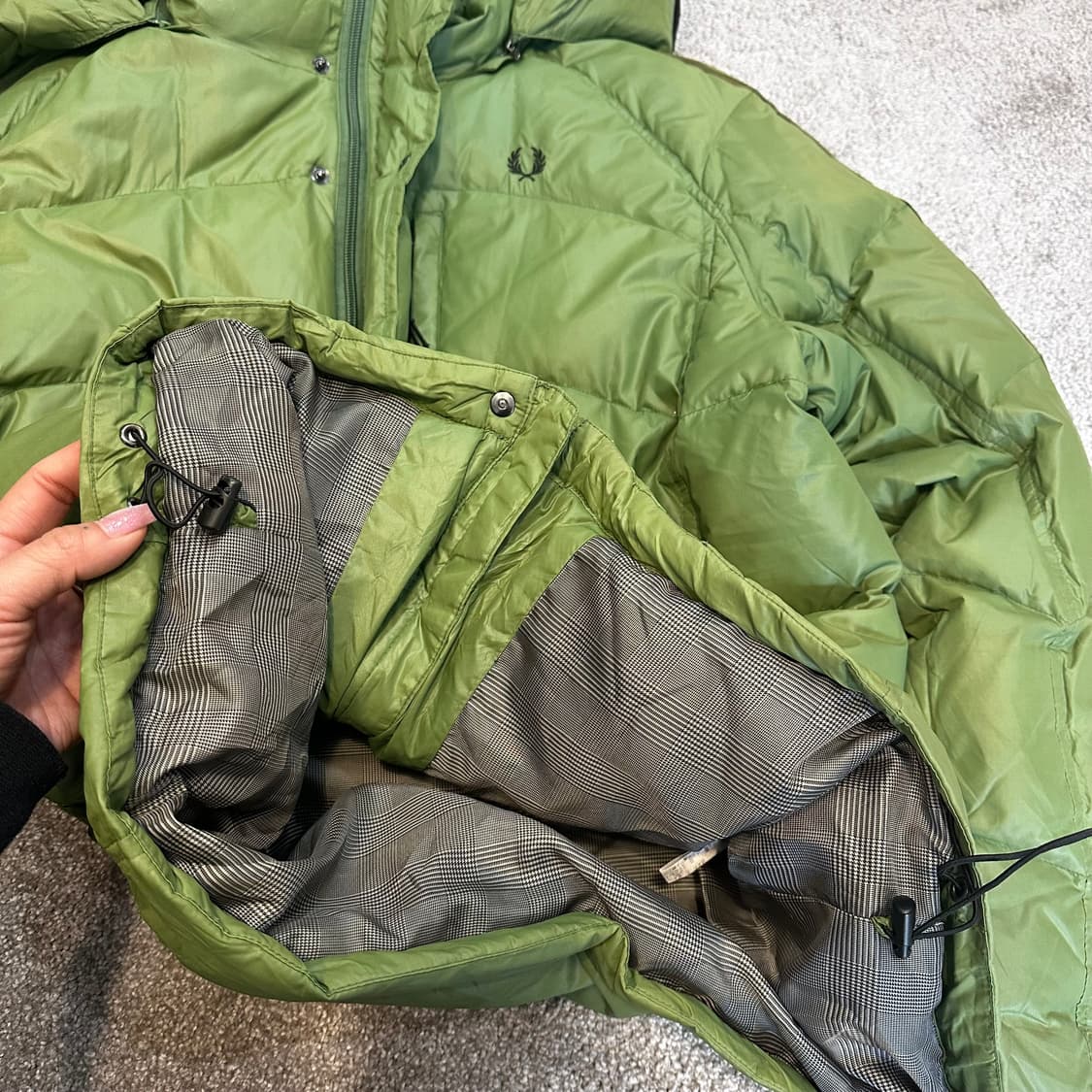 프레드페리 다운 필드 푸퍼 패딩 자켓M-L 상품이미지6