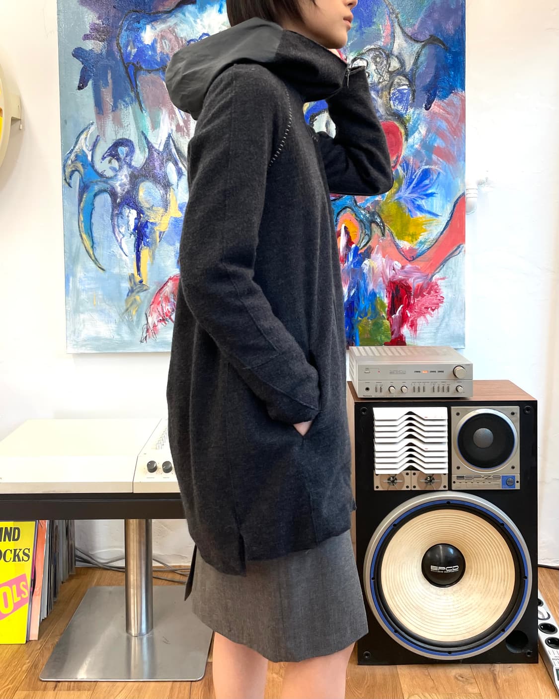 [42] 트랜짓 울 후드 코트 상품이미지4