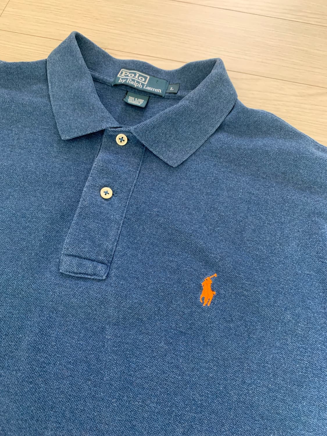 폴로 랄프로렌 네이비 반팔 카라티 상품이미지2