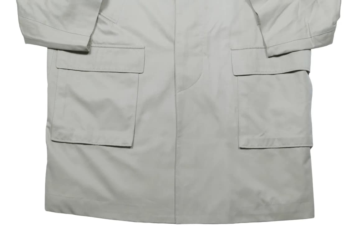 마티 앤 선즈 코튼-실크 스탠 카라 코트 상품이미지5