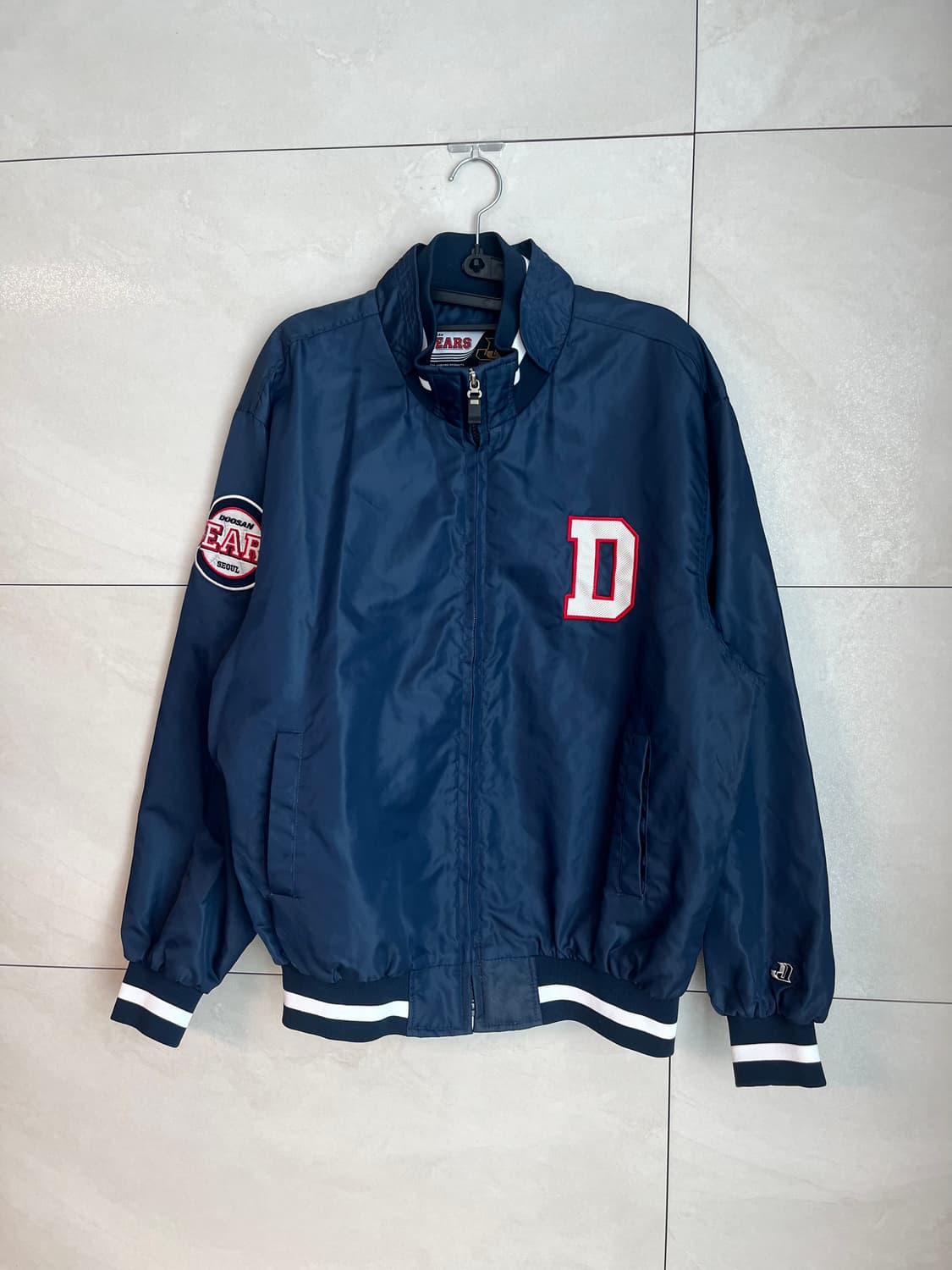 두산베어스 네포스 야구 자켓 점퍼 네이비 [100] 상품이미지3