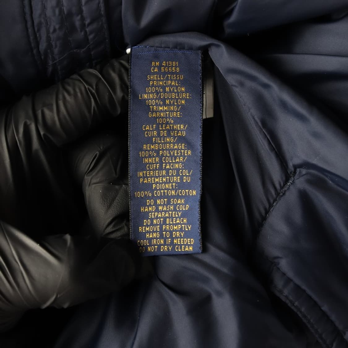 폴로 랄프로렌 코듀로이 배색 퀼팅 자켓 M 상품이미지6