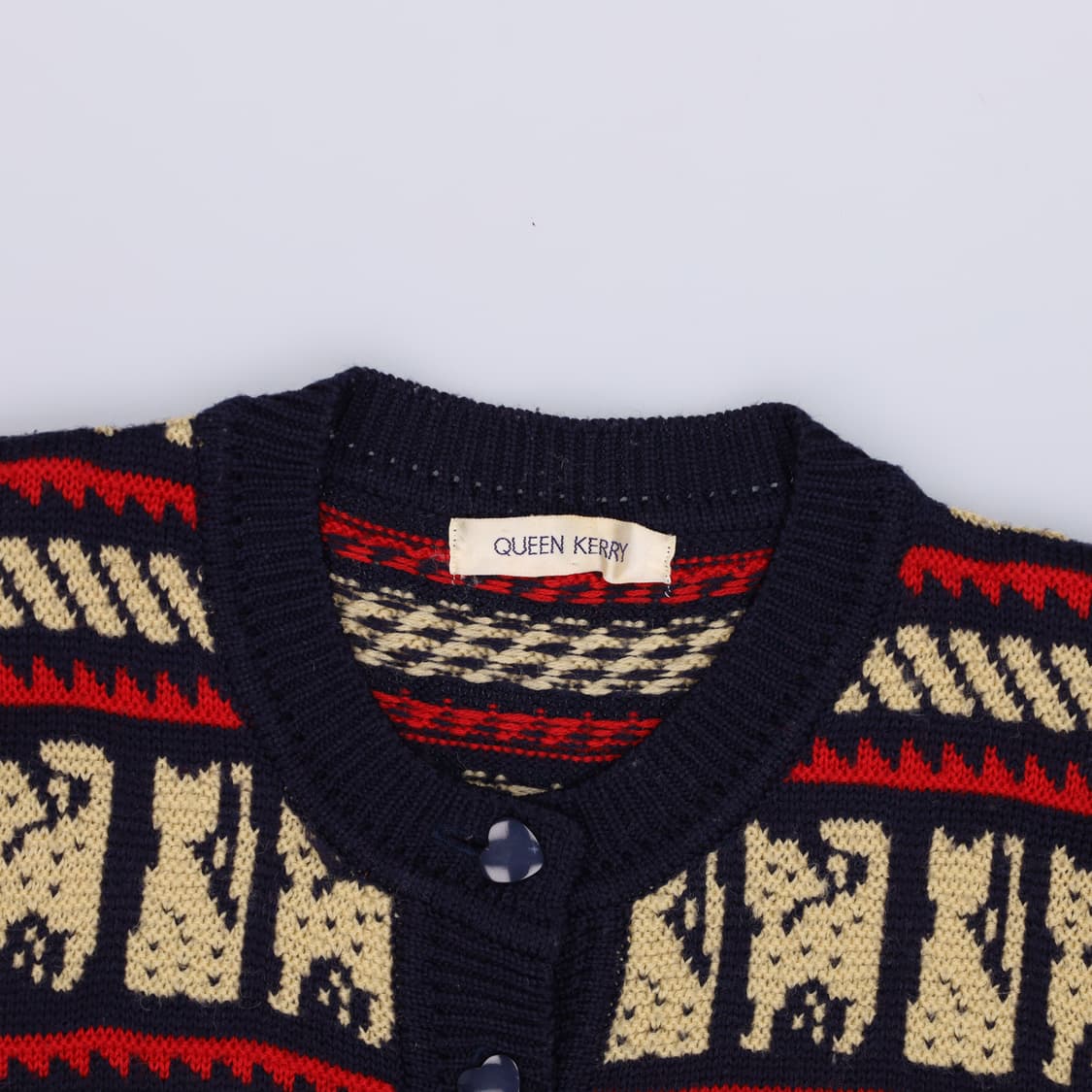 실측확인 퀸케리 자수 가디건 0427H1 상품이미지3