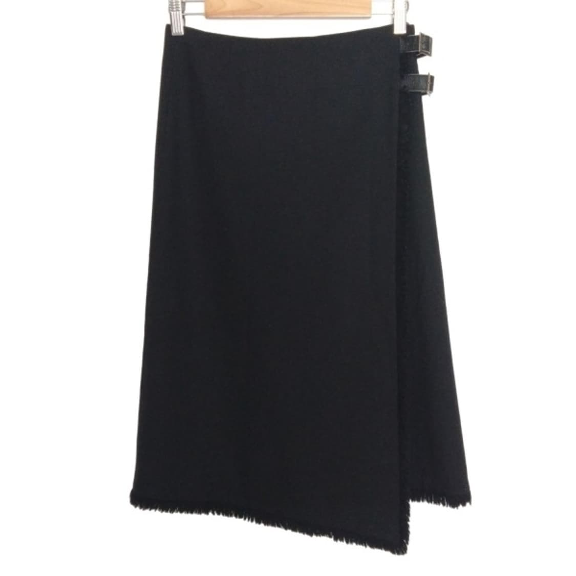 버버리 런던 비대칭 울 랩스커트 y2k 상품이미지2