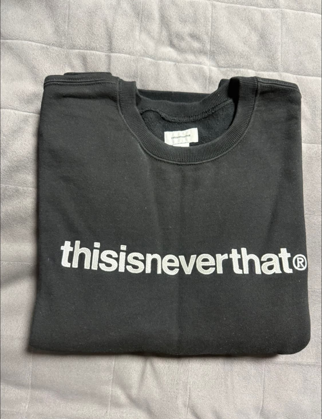 디스이즈네버댓 블랙 맨투맨 L 상품이미지1